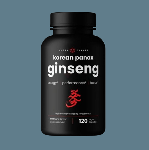 NutraChamps Korean Red Panax Ginseng 120 Capsules